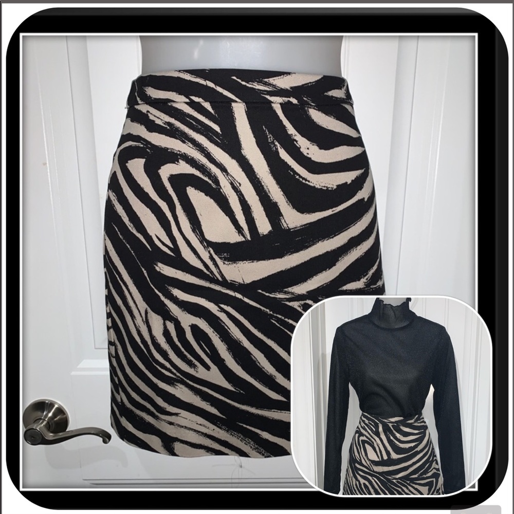 H&M Animal Print Skirt NWOT